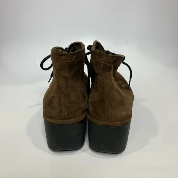 Fly London Lare lace up ankle boots brown suede casual modern women’s size 38‎ - Image 5