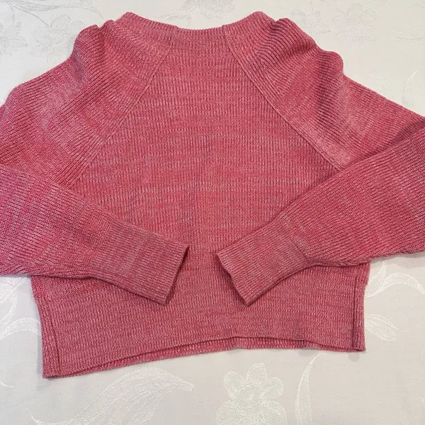 Free People Size-XS/T Women's Too Good Pink Pullover Knit‎ Sweater - Image 2
