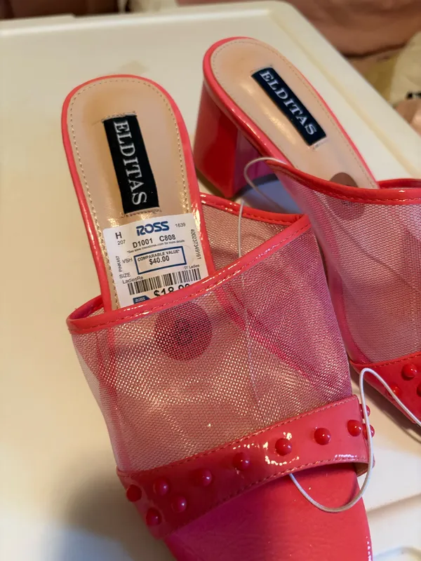 Chunky block heel Pink Size 8.5 - Image 2