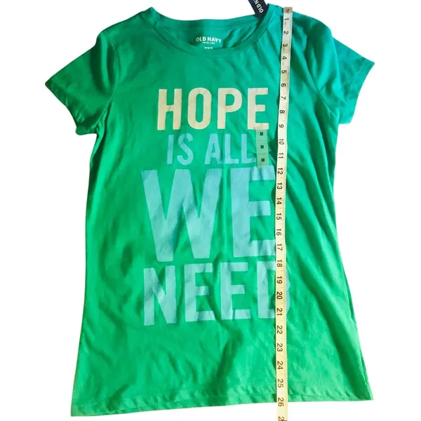 Old Navy Womens Graphic Short Sleeve Crew Neck Tee Sz M - Image 7