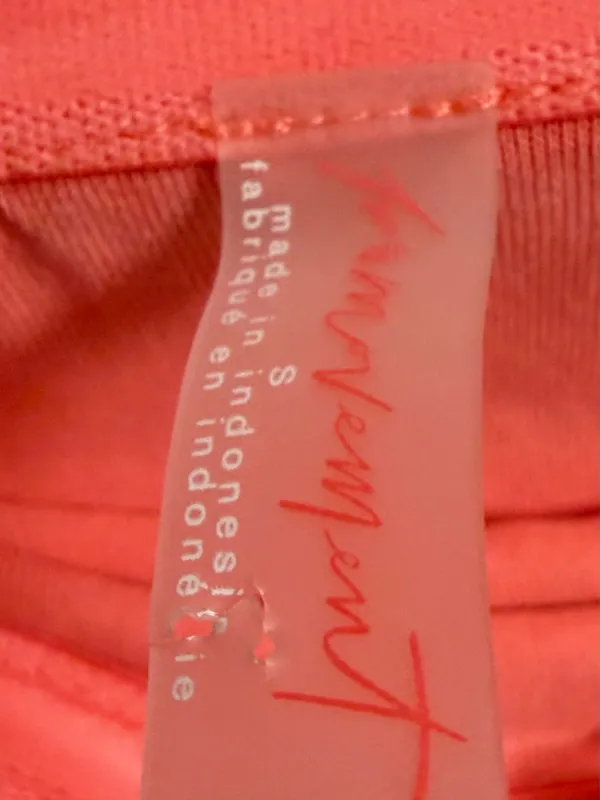 Free People FP Movement Hot Shot Tube Onesie Coral Small - Image 7