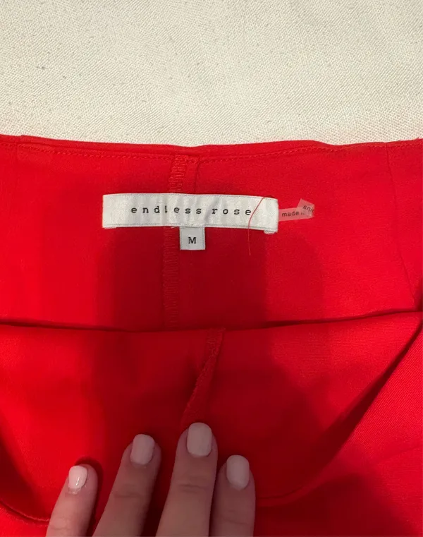 Endless Rose Red Skirt Mini - Image 5