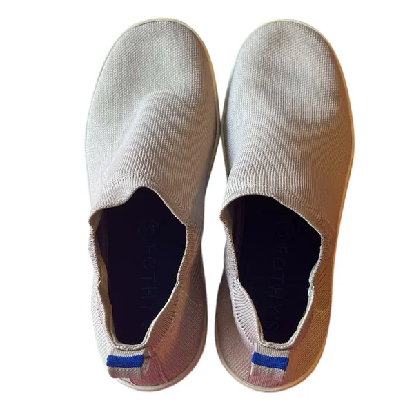 Rothy’s Chelsea Boot Slip-On Sneakers Size 8 Lilac Purple-Grey Color - Image 4