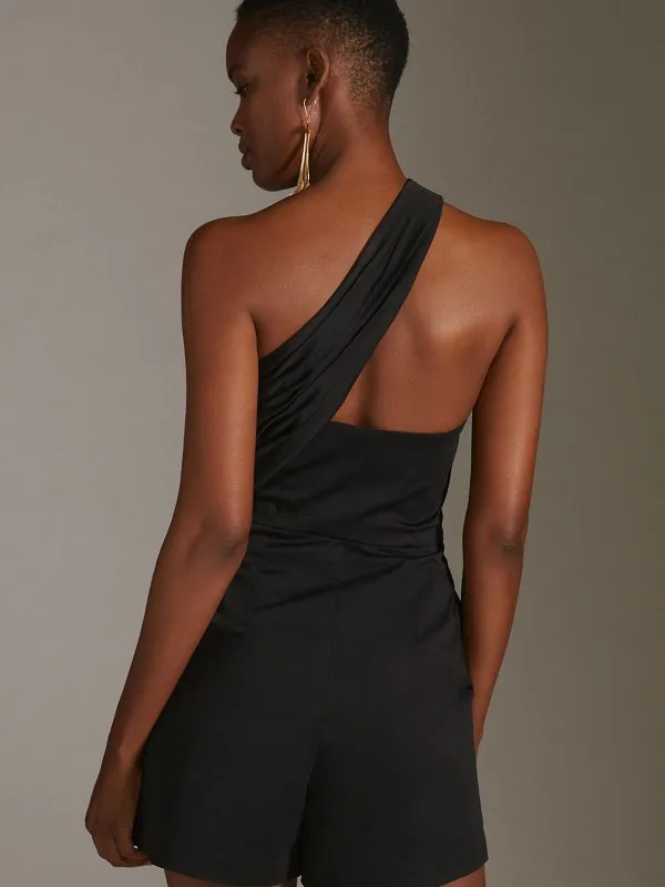 HUTCH BY ANTHROPOLOGIE One Shoulder Romper - Image 2