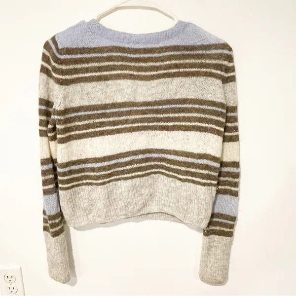 Free‎ People Women's Size XS Cropped Alpaca Wool Cardigan Sweater - Image 5