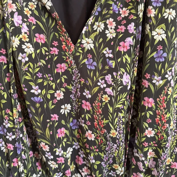 Amanda‎ Uprichard Orleans Long Sleeve Top in Charmont Size Medium Boho Floral - Image 3