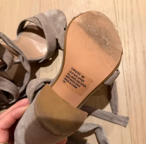 Steve Madden Christey Suede Strappy Heels - Image 4