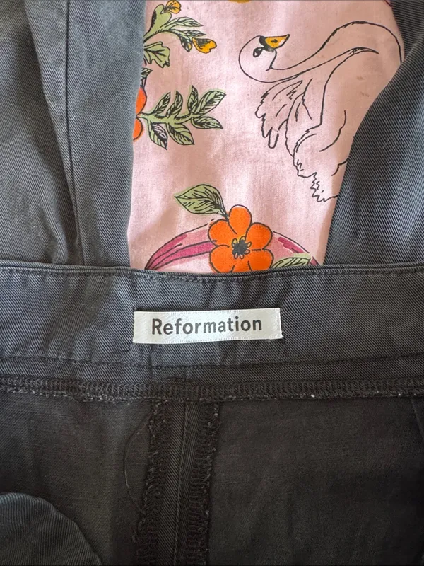 Reformation Black Mason Pants - Image 3