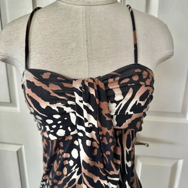 Fever leopard sleeveless maxi dress Brown Size undefined - Image 4