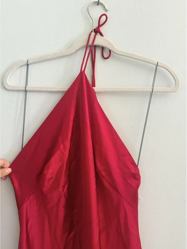 Acler Tarnacre Red Gown Size 12 - Image 4