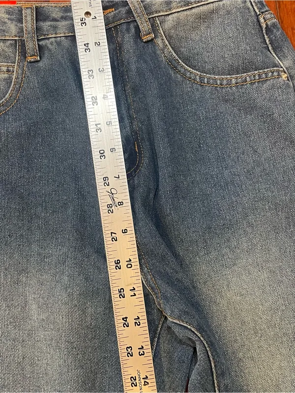 Barrel Leg High Rise Jeans Women’s 8 Y2K 90s Streetwear Normcore Medium Wash - Image 4