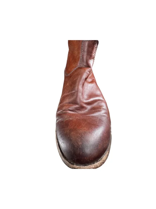 FRYE Melissa Button Leather Riding Womens 6.5 cognac Equestrian Knee High BOOTS - Image 7
