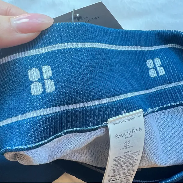 Sweaty Betty Sculpt Base Layer 7/8 Leggings in Deep Blue - XS - NWT - Image 5