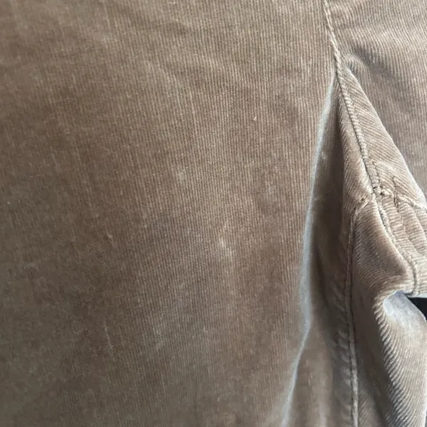 J. Jill Corduroy Pull On Ankle Stretch Pants Size Medium Camel Brown - Image 4