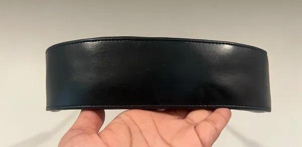 Women’s Black Faux Leather Small Hobo Bag - Image 6