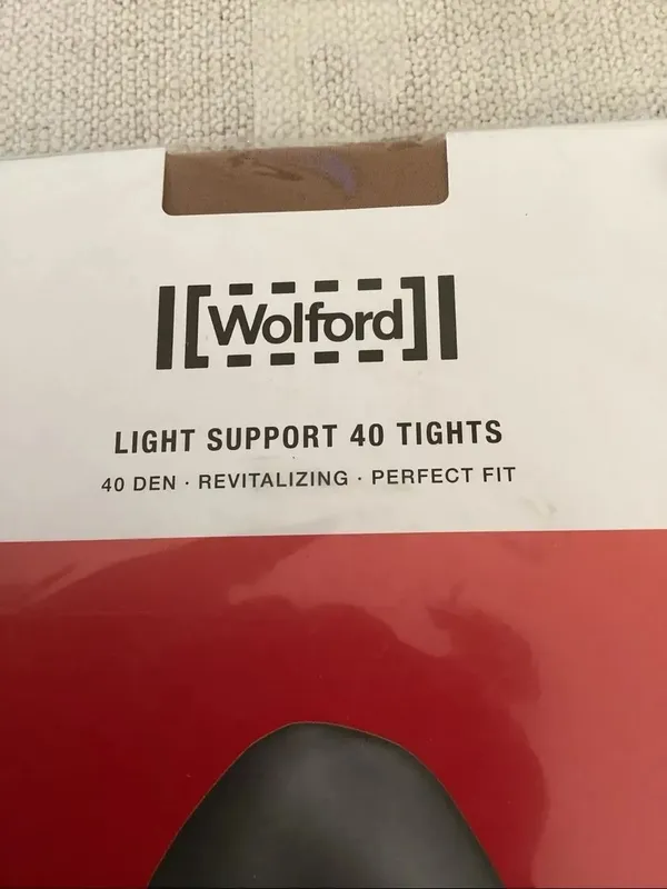 Wolford Light Support 40 Tights, 40 Den, Gobi, Size Small, NWT - Image 4