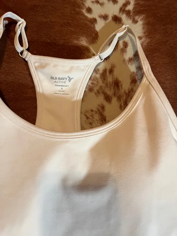 Old Navy Active white dress size small Padded top but no shorts under! - Image 3