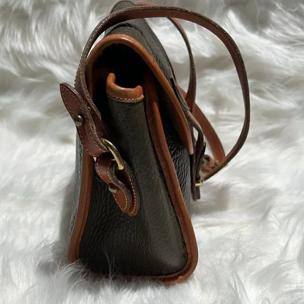 Dooney‎ & Bourke vintage Equestrian/ Fisherman Core crossbody bag B89 - Image 7