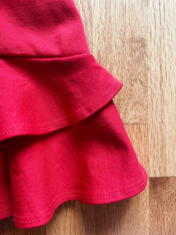 Red Ruffle Dress - Image 2