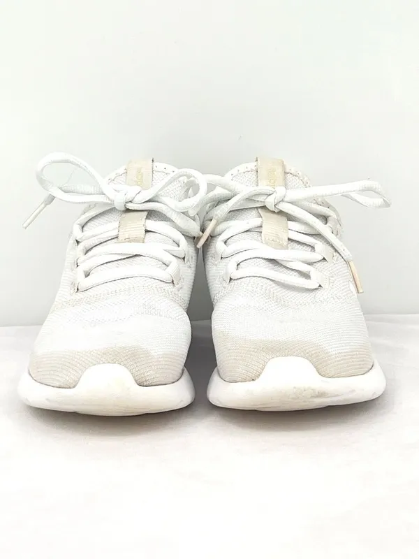Adidas Cloudfoam Pure White Mesh Lightweight Running Sneakers Women’s 8 - Image 8