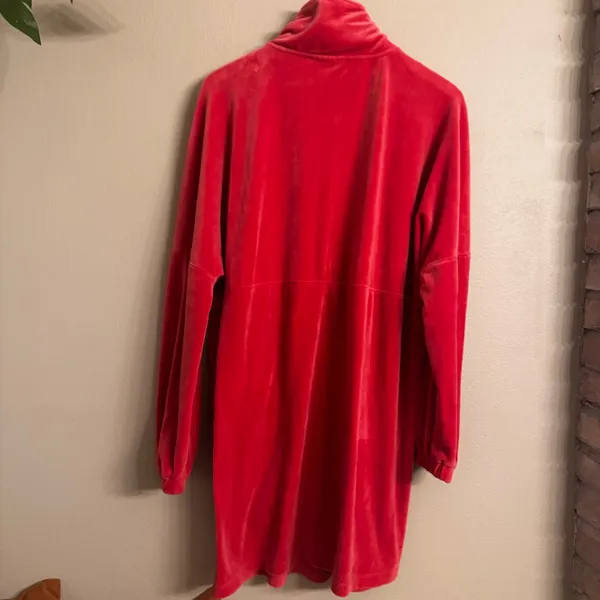 ANTHRO‎ | SATURDAY SUNDAY Velvet Zip-Up Tunic - Image 3