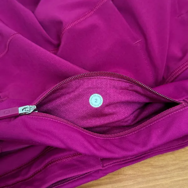 LULULEMON Pace Rival Skirt 4-Way Stretch Deep Fuchsia Size 2 - Image 8