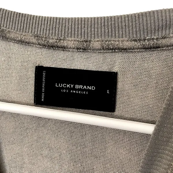 Lucky Brand cheetah print long sleeved top‎ sweater soft comfortable casual - Image 4