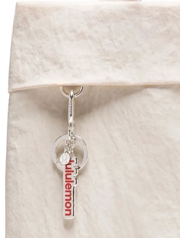 Lululemon Metal Keychain Lululemon Red/Silver - Image 2