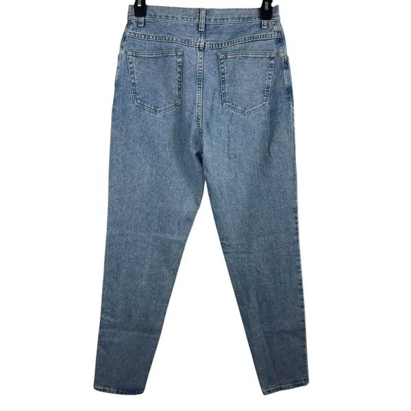 VTG Wrangler Med Wash High Waist Mom Jeans 90s 12 X 34 - Image 8