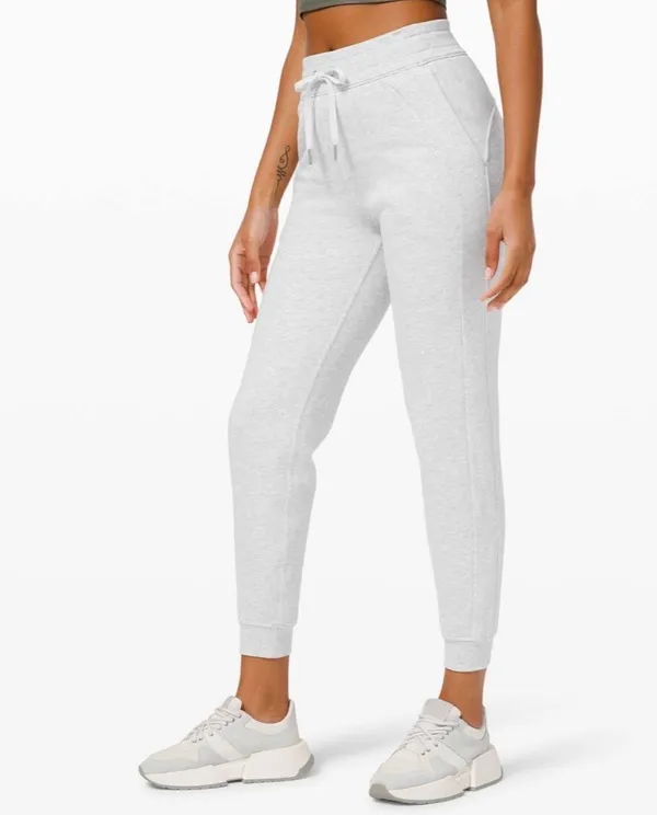 Lululemon Scuba High-Rise Jogger *Fleece 28" Heathered Core Ultra Light Grey 8 - Image 8