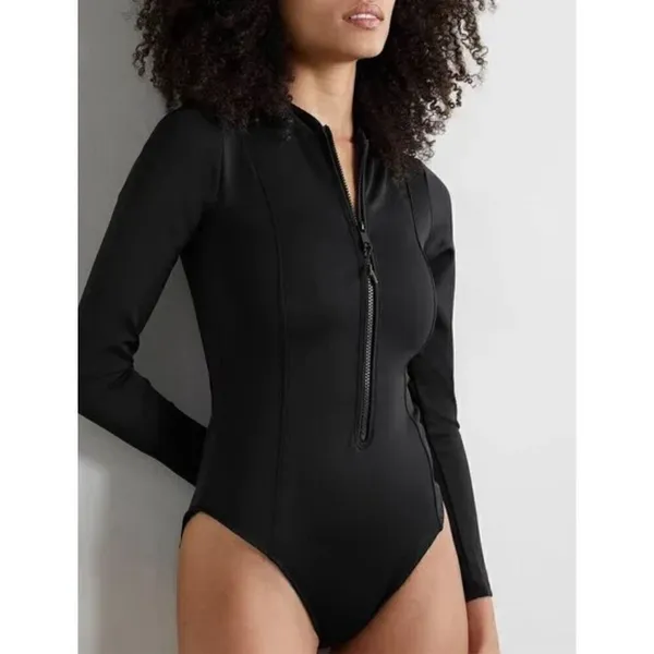 NEW. Good American black long sleeve scuba suit. XS. Retails $129 - Image 3