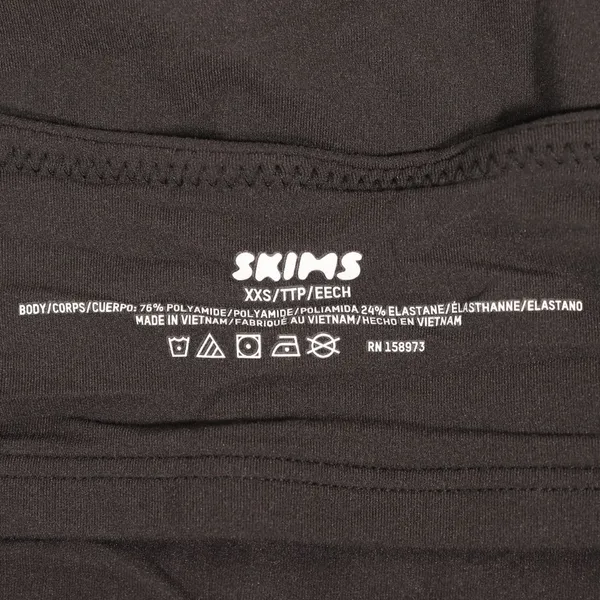 NWT SKIMS Fits Everybody Cropped Cami in Onyx - Image 12