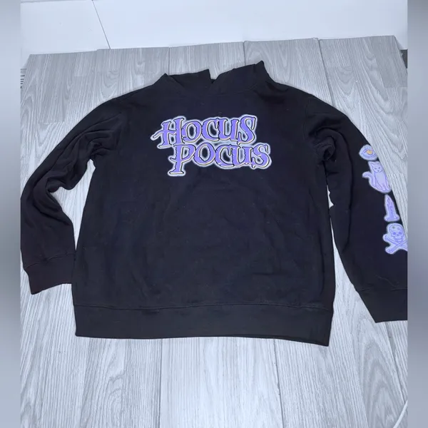 DISNEY HOCUS POCUS Women’s Long Sleeve Halloween Hoodie - Image 3
