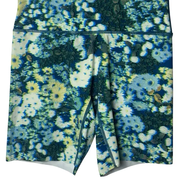 NEW Aerie Offline Trippy Floral Biker Shorts Small Goals Hi-Rise‎ 7" Inseam M - Image 4