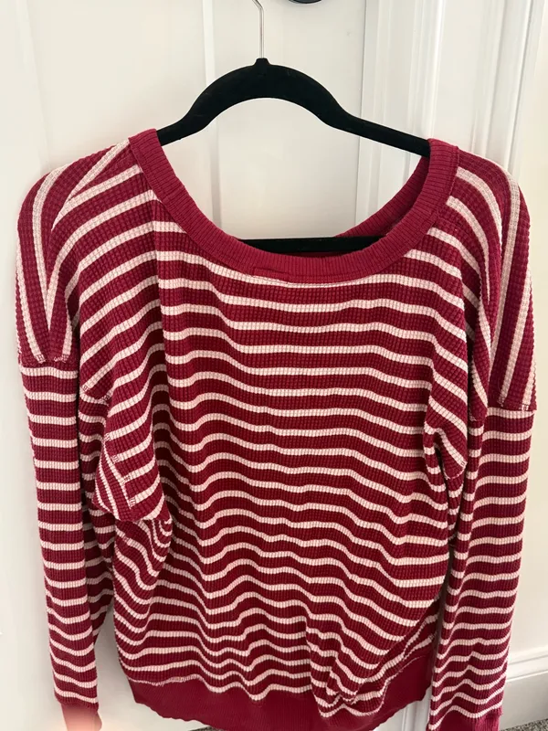 Aerie Striped Sweater - Image 2