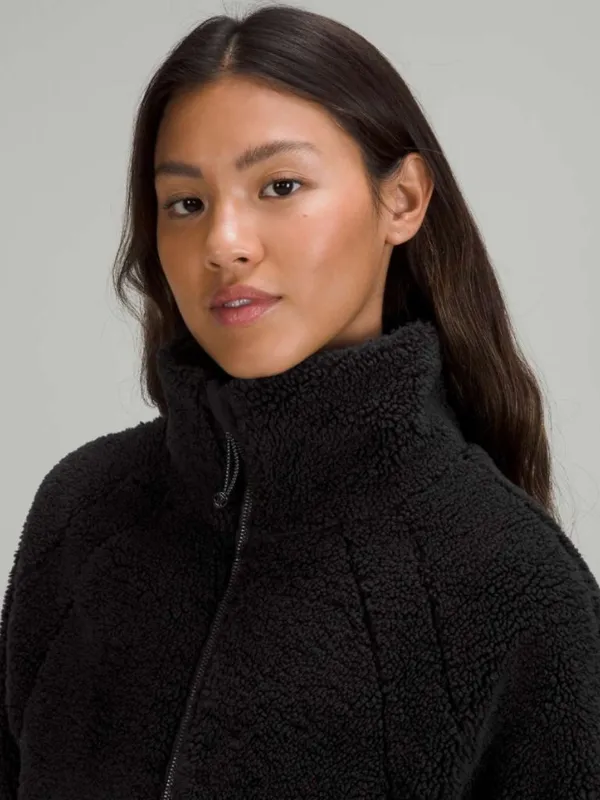 Lululemon Scuba Oversized Fleece Funnel Neck Black - Size XS/S - Image 3