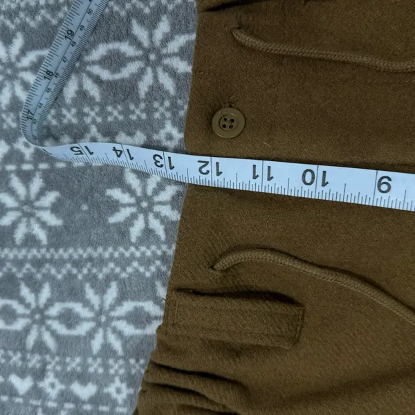 NWOT Free People Charli Wool‎ Longline Cargo Shorts Brown Small Street Style - Image 9