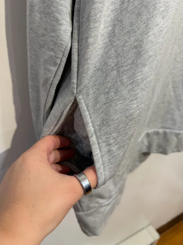 OFFLINE by Aerie Gray Oversized Hoodie Pullover Size Large - Image 4
