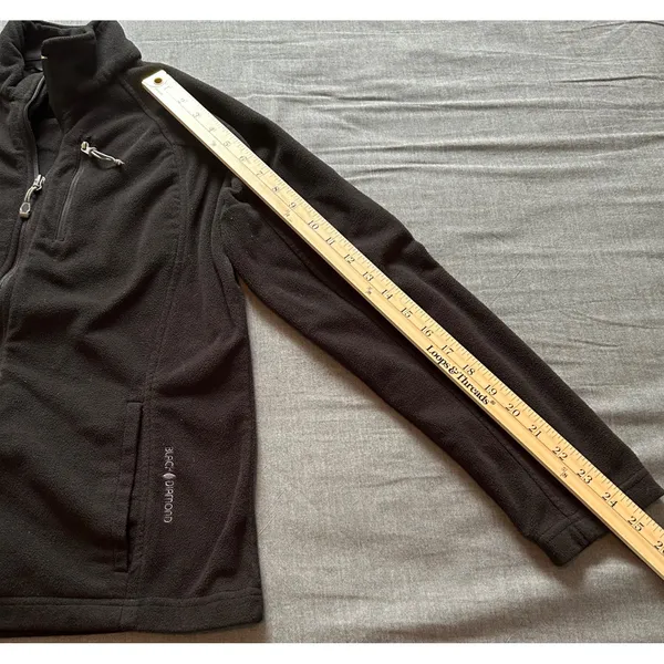 Black Diamond Womens Full Zip Fleece Jacket Black Size S Mock Neck Activewear - Image 8