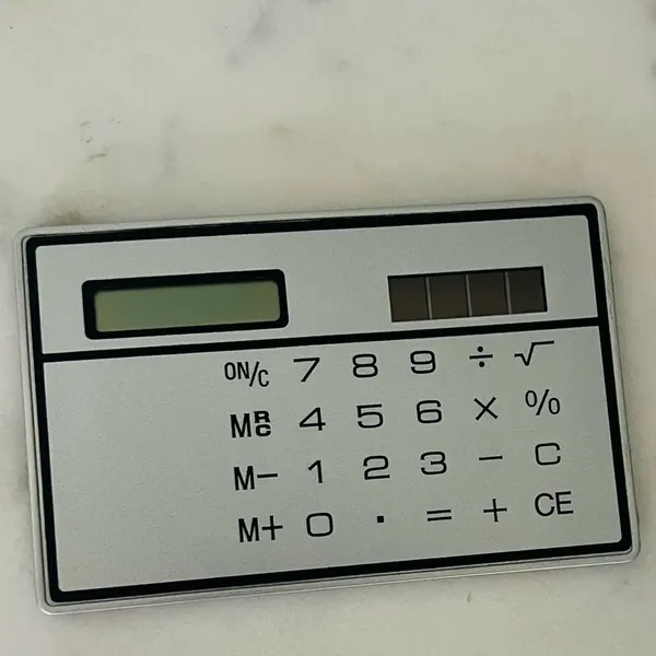 KENNETH COLE REACTION VINTAGE WALLET WITH‎ SOLAR POWERED CALCULATOR, Ivory, NWT - Image 11