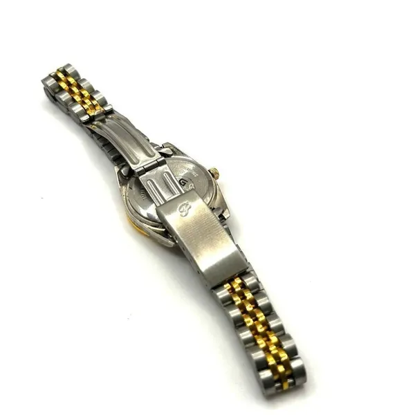 Gruen silver and gold tone watch - Image 8