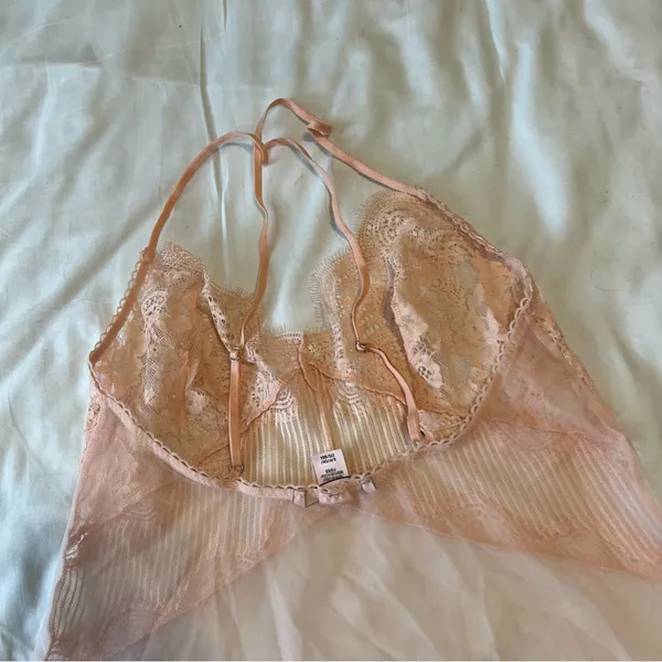 Victoria's Secret Sheer Lace Chemise in sugar rose - Image 6