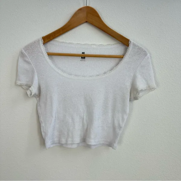 Me to We White Crop Top - Image 3
