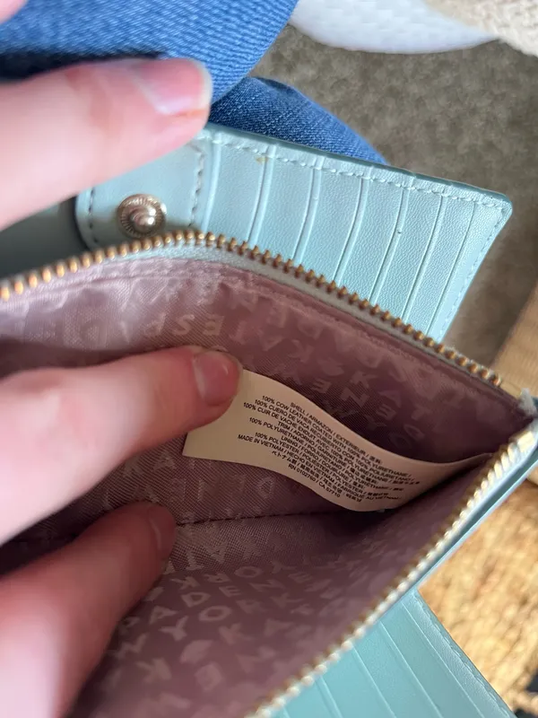 Kate Spade Wallet Leather Light Blue - Image 6
