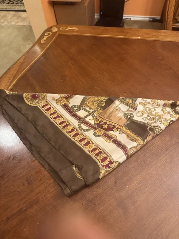 Fancy Scarf Made In Italy 1970s - Image 5