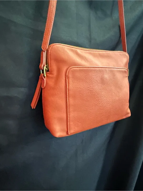Universal Thread Women's Compact Orange Crossbody Shoulder Bag Purse - Image 5