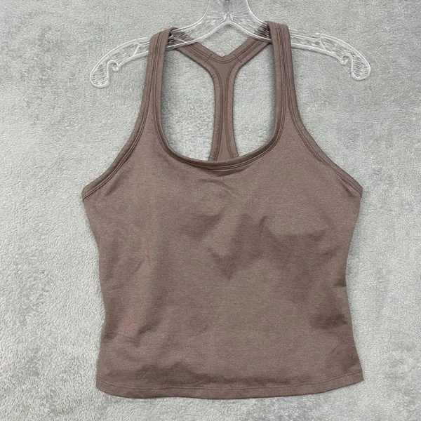 Prana Heliana Racerback Tank Top Womens OS Brown‎ Sleeveless Moisture Wicking - Image 2