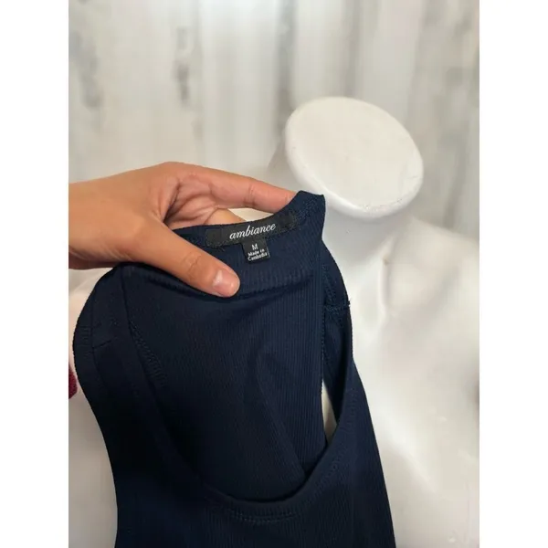 Navy blue tank top Blue Size M - Image 4