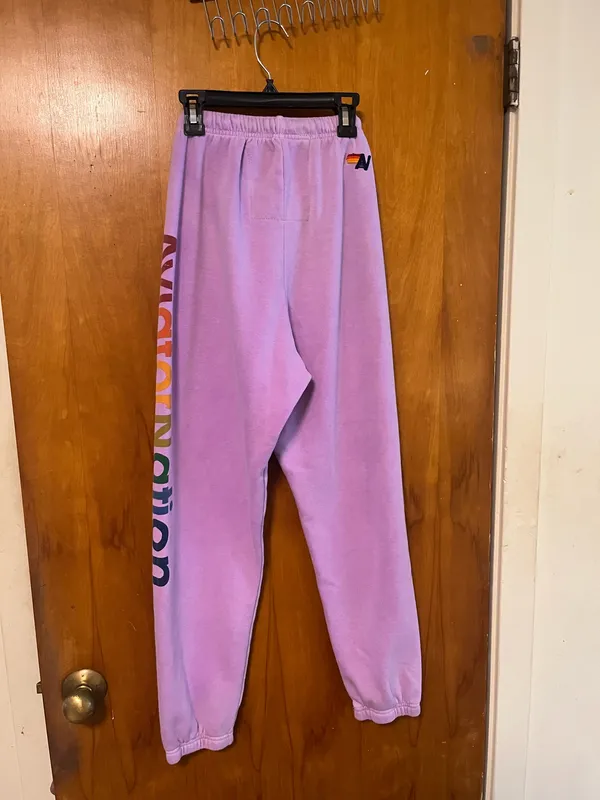 Aviator Nation Sweatpants lavender  - Image 3