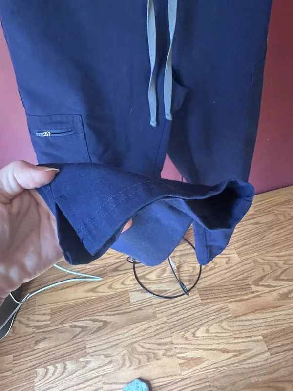 Figs Navy Drawstring Cargo Sweatpants - Image 8